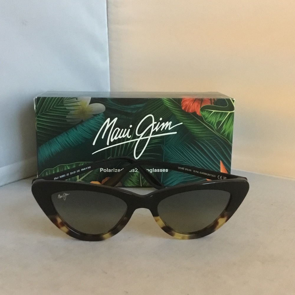 Maui Jim Lychee Black and Tortoise Women's Sunglasses